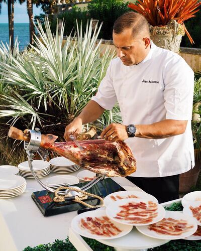 Iberico Ham Carving Station
